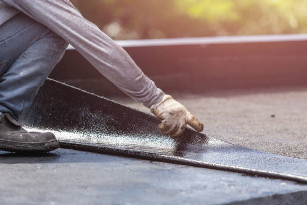 Professional Exterior Waterproofing technician working in Edgerton, WI